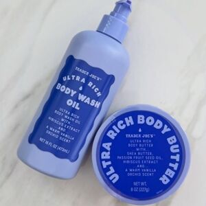 Trader Joe's Ultra Rich Body Butter Body Wash Oil Duo Set